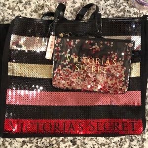Victoria Secret Big Tote with Small Pouch